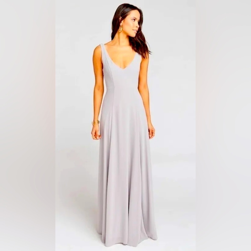 SHOW ME YOUR MUMU Jenn Maxi Dress Dove Grey XL  NWT 🌸🌟